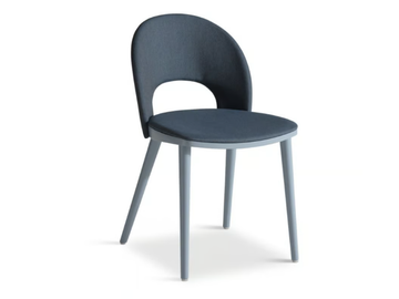 DIXIE 541 - Upholstered fabric chair open back by Origins 1971 - view 2